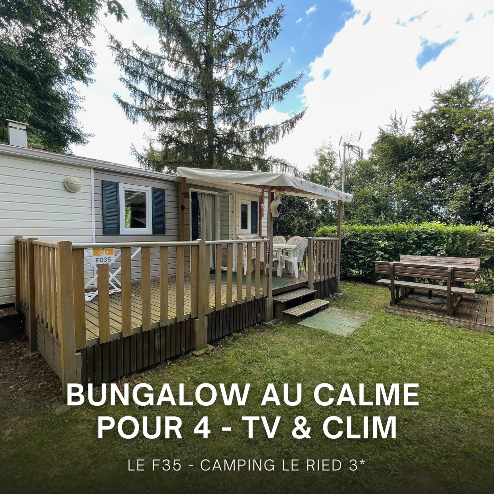 Boofzheim Chez Roger - Bungalow Climatise Avec Tv - 2 Chambres 4 Personnes מראה חיצוני תמונה
